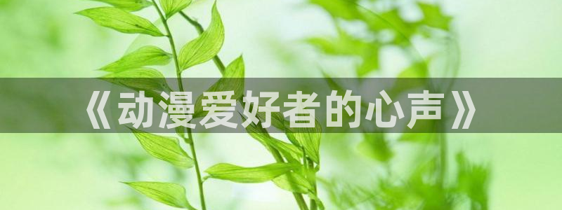 囧次元网页：《动漫爱好者的心声》